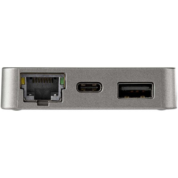 StarTech.com USB-C Multiport Adapter - USB 3.1 Gen 2 Type-C Aluminium Mini Dock - USB-C naar 4K HDMI of 1080p VGA Video - 10Gbps USB-A & USB-C Hub met GbE - Compatibel met Thunderbolt 3 (DKT31CHVL)