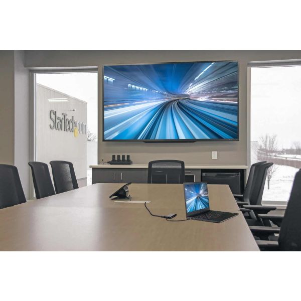 StarTech.com USB C Multiport Adapter - USB-C naar HDMI or Mini DisplayPort 4K 60Hz, 100W Power Delivery Pass-Through, 4-Port 10Gbps USB Hub - USB Type-C Mini Dock - 30cm Vaste Kabel (DKT31CMDPHPD)