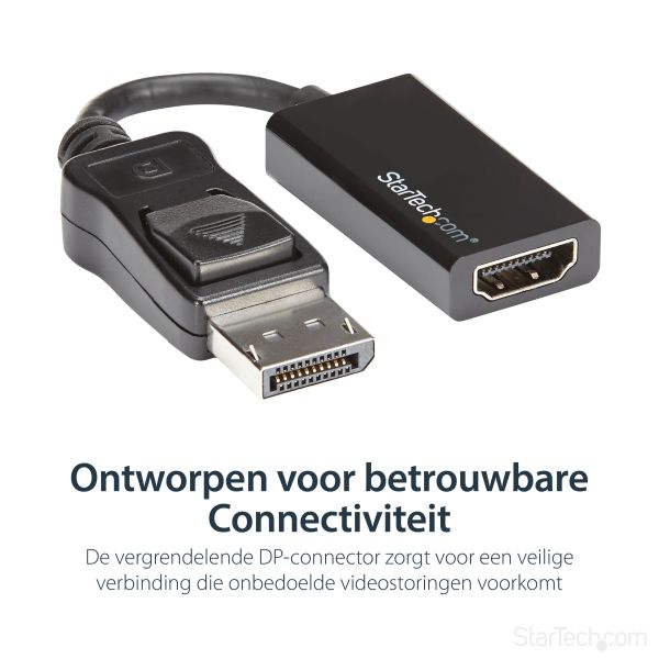 StarTech.com DisplayPort naar HDMI adapter UHD 4K 60Hz (DP2HD4K60S)