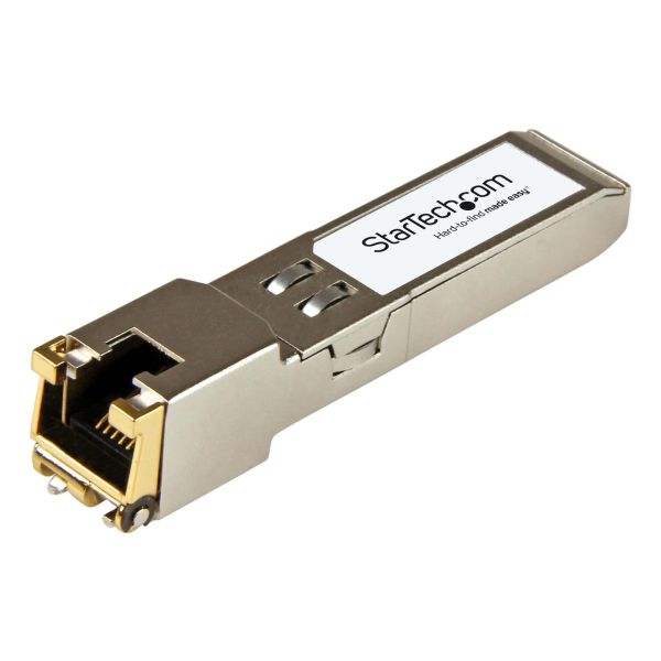 StarTech.com Brocade E1MG-TX compatibel SFP module - 10/100/1000BASE-TX koper optische transceiver - 100 m (E1MG-TX-ST)