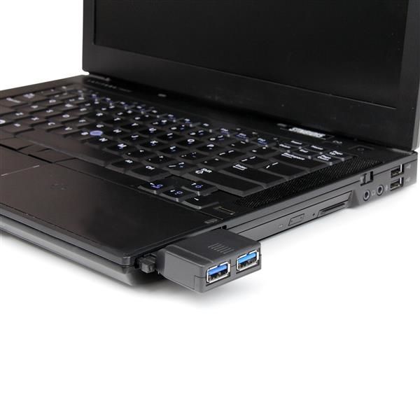 StarTech.com 2-poorts ExpressCard SuperSpeed USB 3.0 kaartadapter met UASP-ondersteuning (ECUSB3S22)