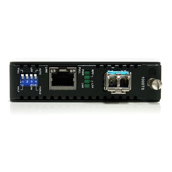 StarTech.com 1000 Mbit/s Gigabit Single Mode Glasvezel Converter LC 40 km (ET1000S40LC2) StarTech.com 1000 Mbit/s Gigabit Single Mode Glasvezel Converter LC 40 km (ET1000S40LC2)