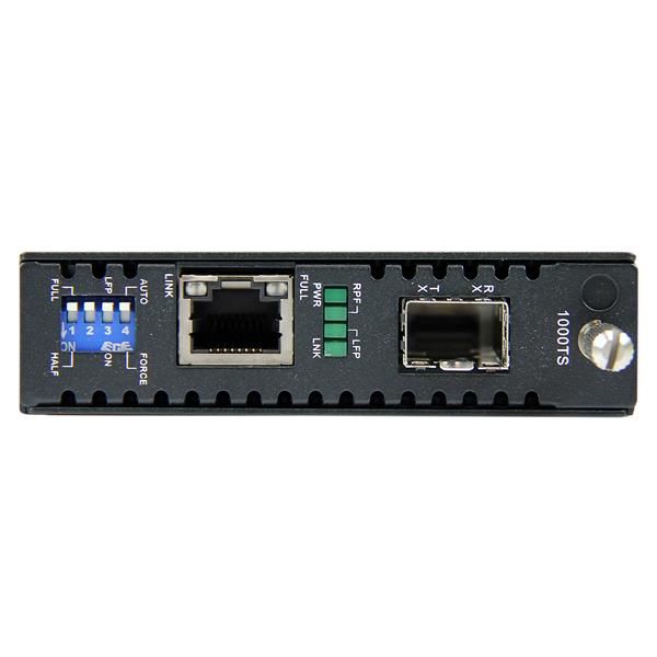 StarTech.com Gigabit ethernet glasvezelmediaconverter met open SFP-sleuf (ET91000SFP2) StarTech.com Gigabit ethernet glasvezelmediaconverter met open SFP-sleuf (ET91000SFP2)