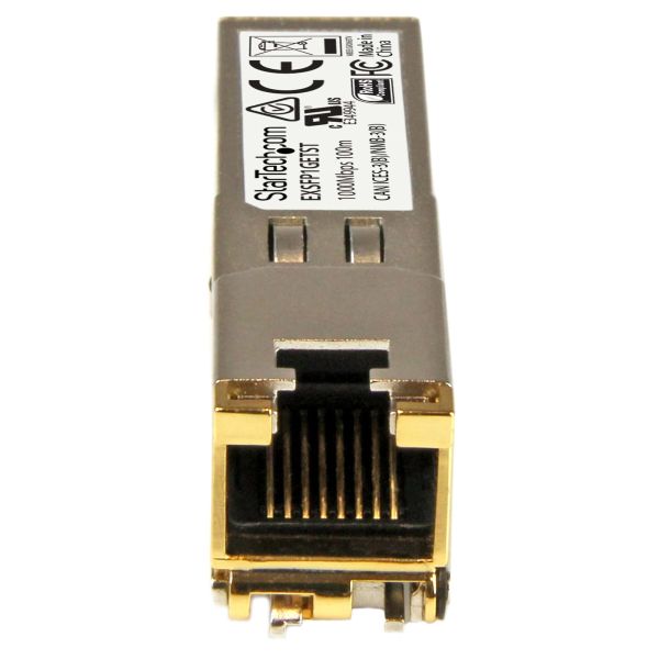 StarTech.com Juniper EX-SFP-1GE-T compatibel SFP Transceiver module - 10/100/1000BASE-T (EXSFP1GETST) StarTech.com Juniper EX-SFP-1GE-T compatibel SFP Transceiver module - 10/100/1000BASE-T (EXSFP1GETST)