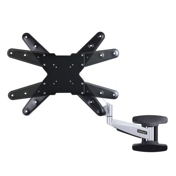 StarTech.com Wandmonteerbare VESA TV arm, Verstelbare Full Motion TV Muurbeugel voor 23"-55" Schermen, Compacte Monitor Arm, 30kg Draagvermogen, Uitschuifbare/Kantelbare/Zwenkbare VESA Wandbeugel (FHA-TV-WALL-MOUNT)
