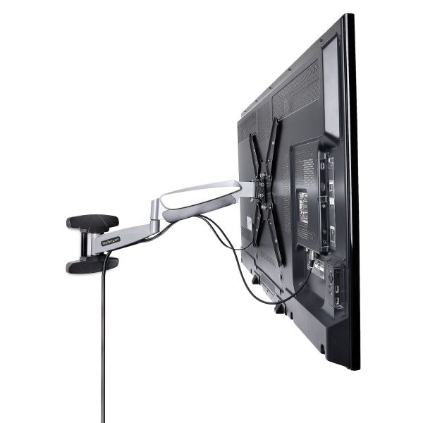 StarTech.com Wandmonteerbare VESA TV arm, Verstelbare Full Motion TV Muurbeugel voor 23"-55" Schermen, Compacte Monitor Arm, 30kg Draagvermogen, Uitschuifbare/Kantelbare/Zwenkbare VESA Wandbeugel (FHA-TV-WALL-MOUNT)