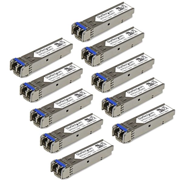 StarTech.com Cisco GLC-LH-SM compatibel SFP Transceiver module - 1000BASE-LX/LH - 10 stuks (GLCLHSM10PST)