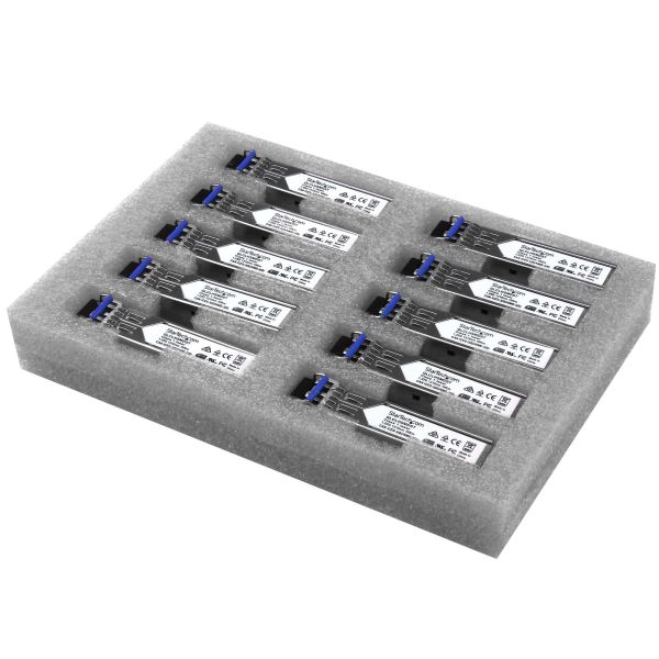 StarTech.com Cisco GLC-LH-SMD compatibel SFP Transceiver module - 1000BASE-LX/LH - 10 stuks (GLCLHSMD10ST) StarTech.com Cisco GLC-LH-SMD compatibel SFP Transceiver module - 1000BASE-LX/LH - 10 stuks (GLCLHSMD10ST)