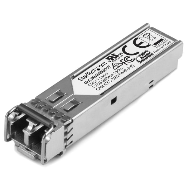 StarTech.com Gigabit glasvezel 1000BASE-SX SFP ontvanger module - Cisco GLC-SX-MM-RGD compatibel - MM LC - 550 m (GLCSXMMRGDST) StarTech.com Gigabit glasvezel 1000BASE-SX SFP ontvanger module - Cisco GLC-SX-MM-RGD compatibel - MM LC - 550 m (GLCSXMMRGDST)