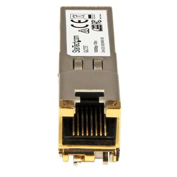 StarTech.com Gigabit RJ45 koper SFP Transceiver Module - Cisco GLC-T compatibel (GLCTST) StarTech.com Gigabit RJ45 koper SFP Transceiver Module - Cisco GLC-T compatibel (GLCTST)