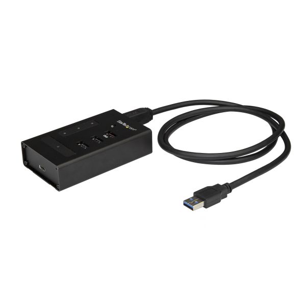 StarTech.com 4 poorts USB hub - USB-A naar 3x USB-A en 1x USB-C - USB 3.0 - 5Gbps - metaal (HB30A3A1CST) StarTech.com 4 poorts USB hub - USB-A naar 3x USB-A en 1x USB-C - USB 3.0 - 5Gbps - metaal (HB30A3A1CST)
