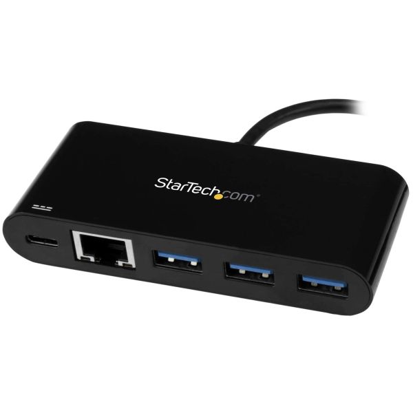 StarTech.com 3 poorts USB 3.0 hub met Gigabit Ethernet en Power Delivery - 5Gbps - USB-C (HB30C3AGEPD)