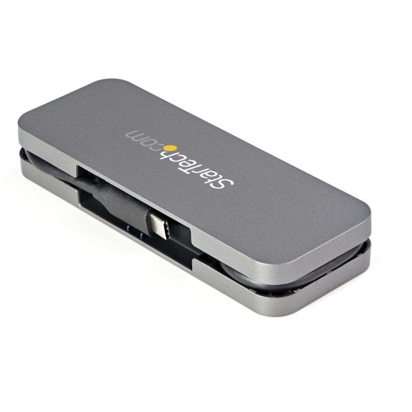 StarTech.com 4 Port USB-C Hub - 3x USB-A/1x USB-C - 5Gbps USB 3.0 Type-C Hub (USB 3.2 Gen 1) - Bus Gevoed - Mini USB-C naar USB-A Adapter Hub - 28.5cm Kabel met Kabelmanagement (HB30CM3A1CB)