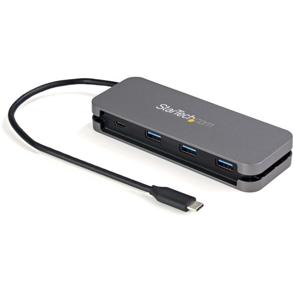 StarTech.com 4 Port USB-C Hub - 3x USB-A/1x USB-C - 5Gbps USB 3.0 Type-C Hub (USB 3.2 Gen 1) - Bus Gevoed - Mini USB-C naar USB-A Adapter Hub - 28.5cm Kabel met Kabelmanagement (HB30CM3A1CB) StarTech.com 4 Port USB-C Hub - 3x USB-A/1x USB-C - 5Gbps USB 3.0 Type-C Hub (USB 3.2 Gen 1) - Bus Gevoed - Mini USB-C naar USB-A Adapter Hub - 28.5cm Kabel met Kabelmanagement (HB30CM3A1CB)