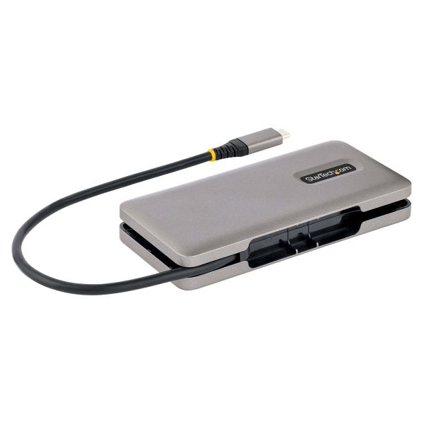 StarTech.com 4-Port USB-C Hub, 1x USB-A & 3x USB-C Ports, USB 3.1 10Gbps, Bus Powered USB Hub, USB Type C Hub met 25cm Wrap-Around Kabel, Compacte USB-C naar USB-A Hub