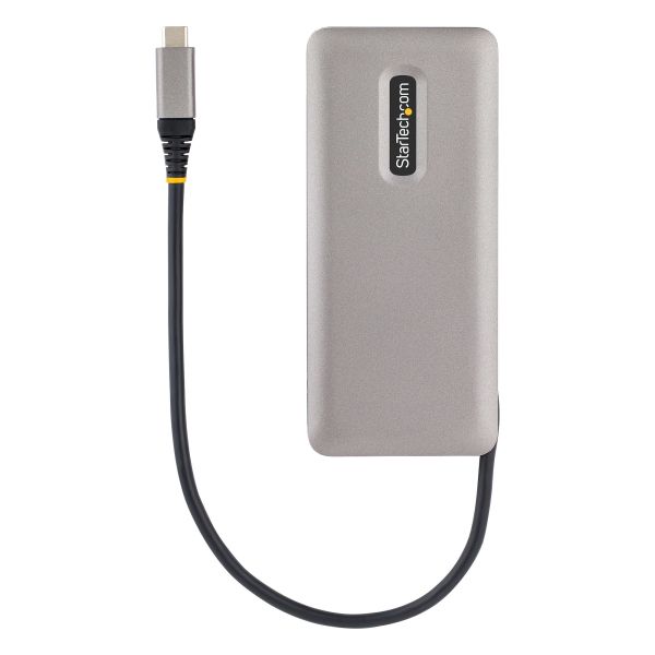 StarTech.com 4-Port USB-C Hub, 1x USB-A & 3x USB-C Ports, USB 3.1 10Gbps, Bus Powered USB Hub, USB Type C Hub met 25cm Wrap-Around Kabel, Compacte USB-C naar USB-A Hub (HB31CM1A3CB)