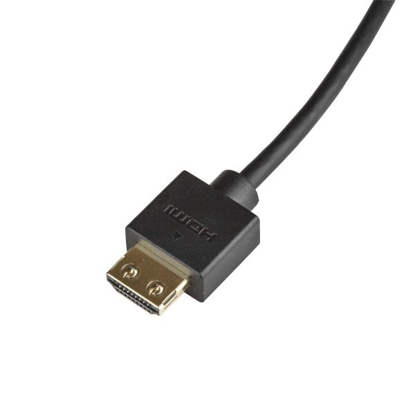 StarTech.com 2m Dunne HDMI 2.0 Kabel, 4K High Speed HDMI Kabel met Ethernet, 4K 60Hz HDR10, UHD HDMI Kabel, M/M Gripping Connectors (HDMM2MLP)