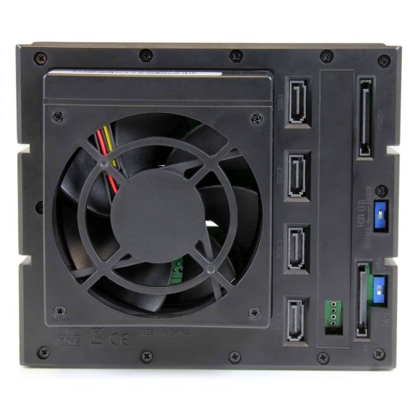 StarTech.com 4-bay Aluminium Trayless Hot Swap Mobile Rack Backplane voor 3,5 inch SAS II/SATA III - 6 Gbps HDD (HSB4SATSASBA)