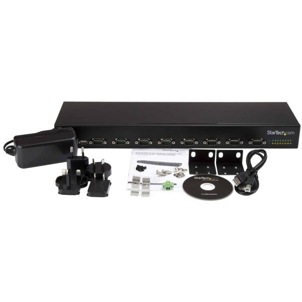 StarTech.com 8-Poorts USB naar seriële adapter hub (ICUSB23208FD)