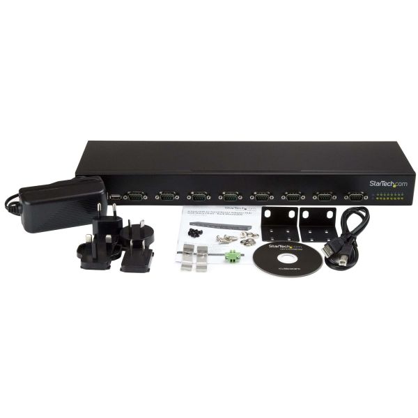StarTech.com 8-Poorts USB naar seriële adapter hub (ICUSB23208FD)