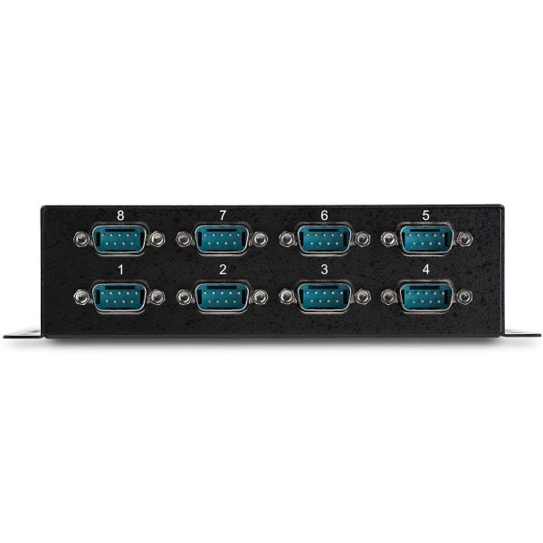 StarTech.com 8-poort USB naar DB9 RS232 Seriële Adapter Hub – Industriële DIN-rail en Wandmontage (ICUSB2328I)