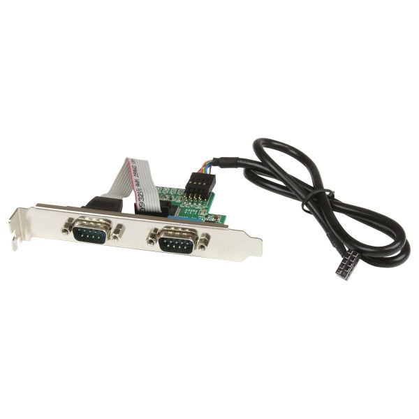 StarTech.com 60cm Interne USB Moederbord naar 2-poort RS232 Seriële Adapter (ICUSB232INT2)