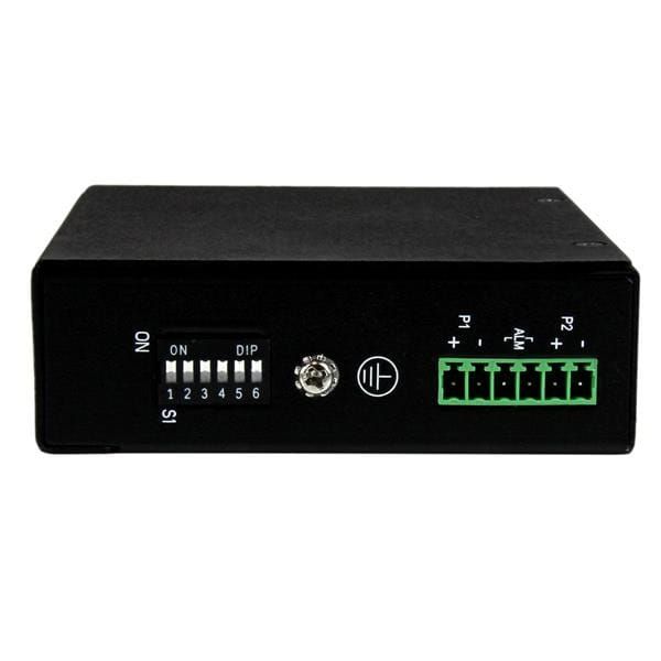 StarTech.com 5-poorts onbeheerde industriële gigabit Ethernet switch op een DIN-rail / wand monteerbaar