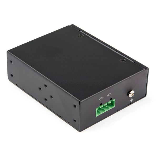 StarTech.com Industrial 5 Port Gigabit PoE Switch 30W Power Over Ethernet Switch Robuuste GbE PoE+ Unmanaged Switch Rugged High Power Gigabit Network Switch IP-30/-40 C to 75 C (IESC1G50UP)