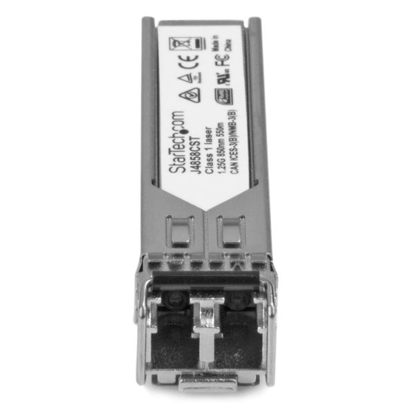 StarTech.com Gigabit Fiber SFP Transceiver Module - HPE J4858C Compatibel- MM LC met DDM - 550m - 10 stuks (J4858C10PKST) StarTech.com Gigabit Fiber SFP Transceiver Module - HPE J4858C Compatibel- MM LC met DDM - 550m - 10 stuks