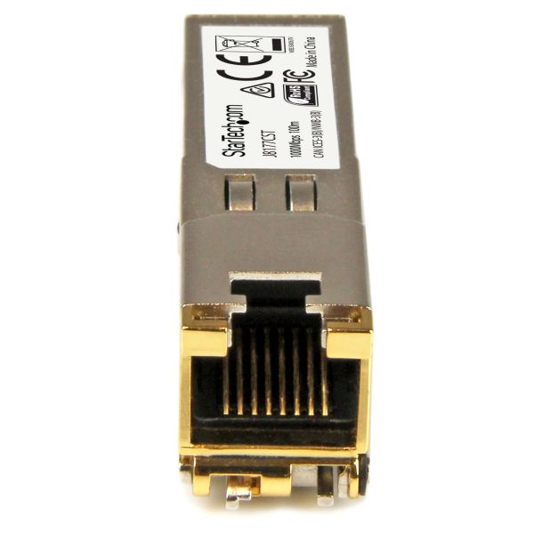 StarTech.com Gigabit RJ45 Koper / Copper SFP Transceiver Module - HPE J8177C Compatibel (J8177CST) StarTech.com Gigabit RJ45 Koper / Copper SFP Transceiver Module - HPE J8177C Compatibel (J8177CST)