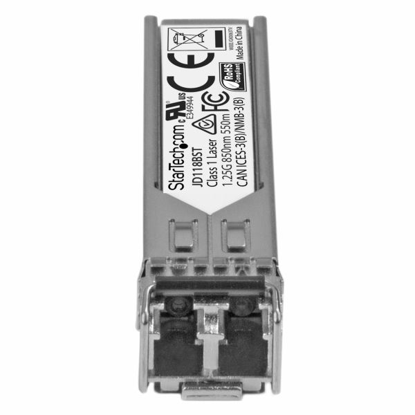 StarTech.com Gigabit Fiber 1000BASE-SX SFP ontvanger module - HPE JD118B compatibel - MM LC - 550m (JD118BST)