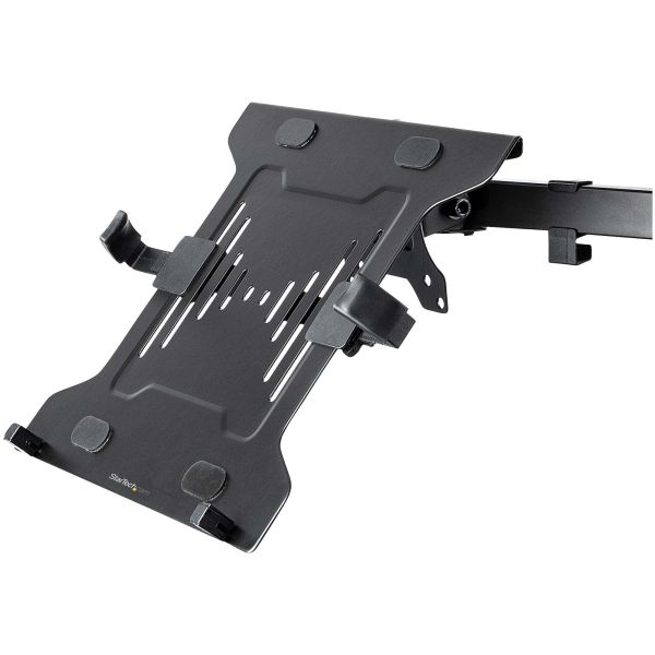 StarTech.com VESA Laptophouder, Verstelbare Notebook Tray voor Monitorarm (4.5kg), 75x75 & 100x100 VESA Montagegaten, Geventileerd, Bureau Laptop Steun/Beugel/Lade (LAPTOP-ARM-TRAY)