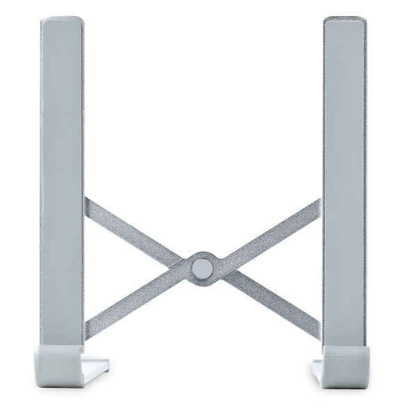 StarTech.com Inklapbare Laptopstandaard, Verstelbare Hoek, Ergonomische Laptophouder, Draagvermogen 10Kg, Ventileren/Kantelen/Verhogen, Aluminium Tablet/Laptop Steun/Riser/Staander (LAPTOP-RISER-BAR)