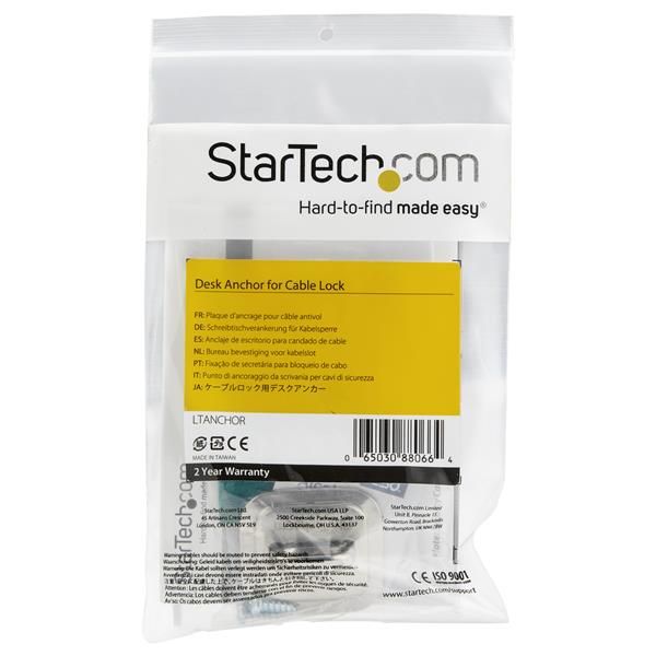 StarTech.com Laptop kabelslot anker staal (LTANCHOR)