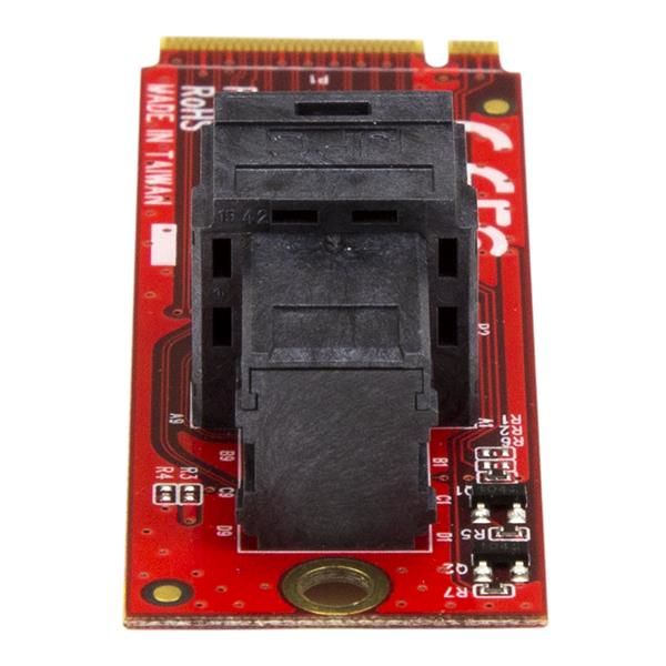 StarTech.com U.2 (SFF-8643) naar M.2 PCI Express 3.0 x4 adapter kaart voor 2.5” U.2 NVMe SSD (M2E4SFF8643) StarTech.com U.2 (SFF-8643) naar M.2 PCI Express 3.0 x4 adapter kaart voor 2.5” U.2 NVMe SSD (M2E4SFF8643)