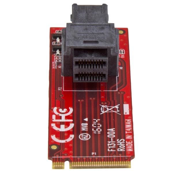 StarTech.com U.2 (SFF-8643) naar M.2 PCI Express 3.0 x4 adapter kaart voor 2.5” U.2 NVMe SSD (M2E4SFF8643) StarTech.com U.2 (SFF-8643) naar M.2 PCI Express 3.0 x4 adapter kaart voor 2.5” U.2 NVMe SSD (M2E4SFF8643)