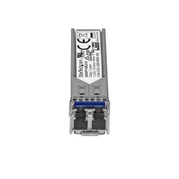 StarTech.com Gigabit glasvezel 1000BASE-LX SFP ontvanger module - Cisco Meraki MA-SFP-1GB-LX10 compatibel - SM LC - 10 km (MASFP1GBLX10) StarTech.com Gigabit glasvezel 1000BASE-LX SFP ontvanger module - Cisco Meraki MA-SFP-1GB-LX10 compatibel - SM LC - 10 km