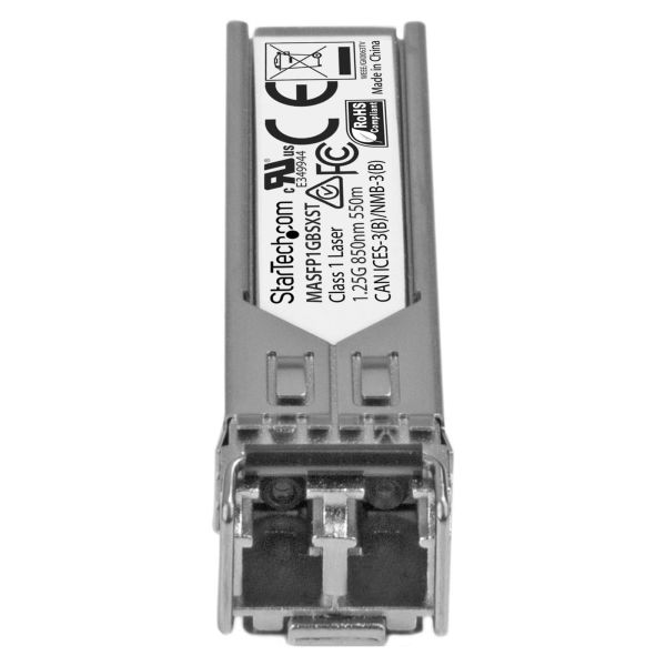 StarTech.com Gigabit glasvezel 1000BASE-SX SFP ontvanger module - Cisco Meraki MA-SFP-1GB-SX compatibel - MM LC - 550m (MASFP1GBSXST)  StarTech.com Gigabit glasvezel 1000BASE-SX SFP ontvanger module - Cisco Meraki MA-SFP-1GB-SX compatibel - MM LC - 550m (MASFP1GBSXST)