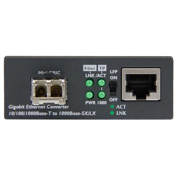 StarTech.com Gigabit ethernet glasvezel media converter 850nm MM LC 550m (MCM1110MMLC)