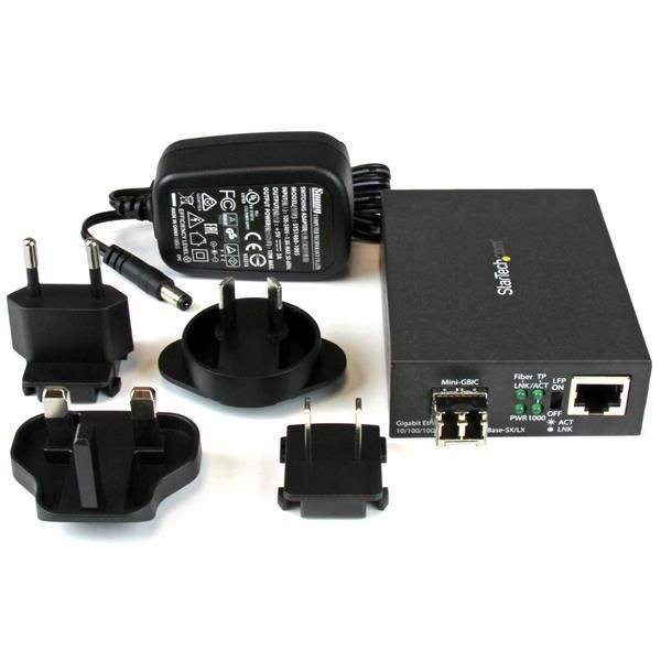 StarTech.com Gigabit ethernet glasvezel media converter 850nm MM LC 550m (MCM1110MMLC)