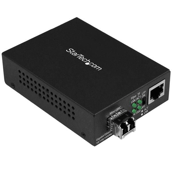 StarTech.com Gigabit ethernet glasvezel media converter 850nm MM LC 550m (MCM1110MMLC)