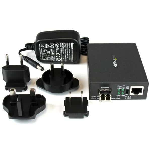 StarTech.com Gigabit ethernet glasvezel media converter 850nm MM LC 550m