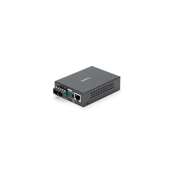 StarTech.com Gigabit Ethernet naar SC glasvezel media converter - 1000Base-LX - Single-mode - 10 km (MCMGBSCSM10)