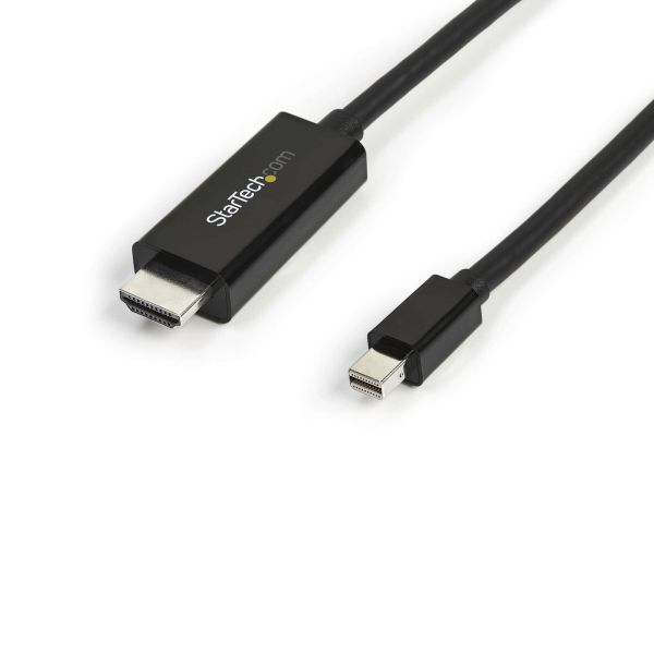 StarTech.com Mini DisplayPort naar HDMI adapterkabel 3 m 4K 30Hz (MDP2HDMM3MB)