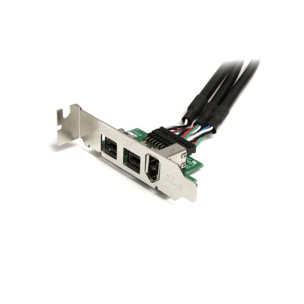 StarTech.com 3-poort 2b 1a 1394 Mini PCI Express FireWire Adapterkaart (MPEX1394B3)