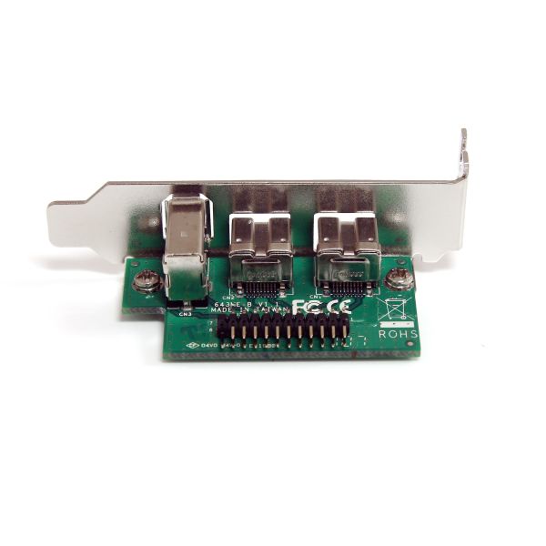 StarTech.com 3-poort 2b 1a 1394 Mini PCI Express FireWire Adapterkaart (MPEX1394B3) StarTech.com 3-poort 2b 1a 1394 Mini PCI Express FireWire Adapterkaart (MPEX1394B3)