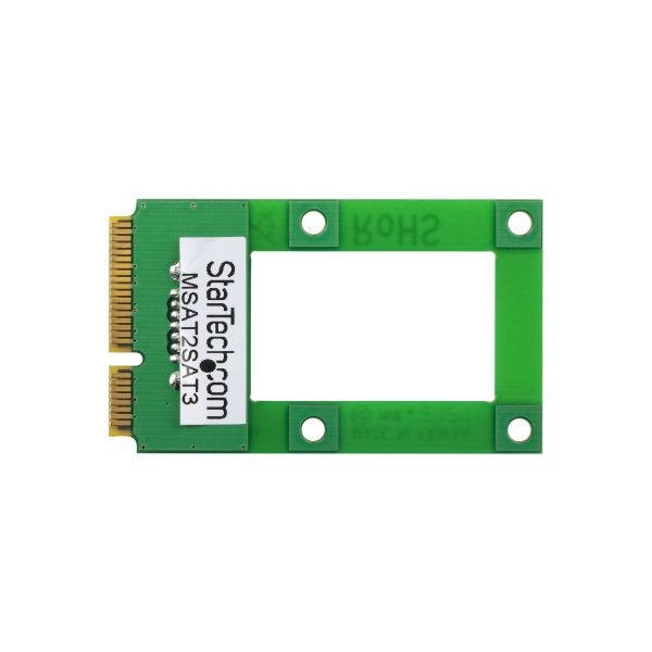 StarTech.com mSATA-naar-SATA HDD / SSD-adapter – Mini SATA-naar-SATA-converterkaart (MSAT2SAT3)