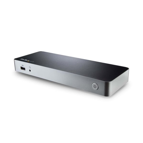 StarTech.com Dual-Monitor USB-C docking station, 60W Power Delivery voor Windows Laptops, USB Type-C naar HDMI / DVI Dock, USB 3.1 Gen 1 Type C Dock met Lader, 5x USB, Thunderbolt 3 Compatibel (MST30C2HHPDU)