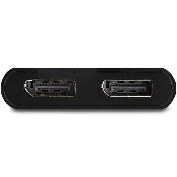 StarTech.com Dual-Monitor DisplayPort 1.2 Splitter, DisplayPort naar 2x DP Multi-Monitor Adapter, Dual 4K 30Hz of 1080p 60Hz Computer MST Hub, USB Bus-Powered - Enkel Windows (MSTDP122DP)