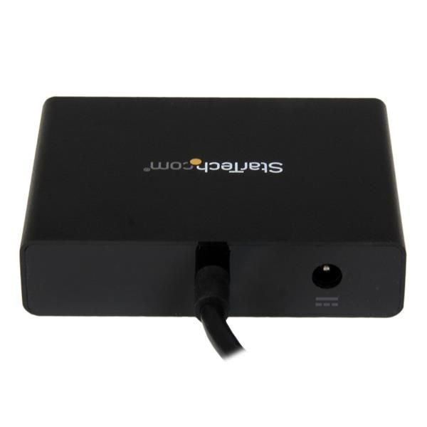 StarTech.com 3-Port DisplayPort 1.2 Splitter, DisplayPort naar 3x DP Multi-Monitor Adapter, Dual 4K 30Hz en 1080p 60Hz Computer MST Hub - Enkel Windows (MSTDP123DP)